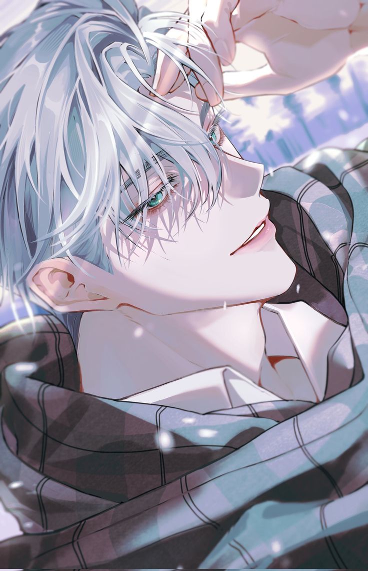 Ảnh Anime Nam Tóc Trắng 5