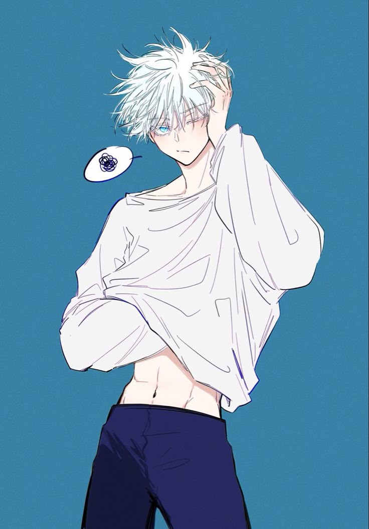 Ảnh Anime Nam Tóc Trắng 2