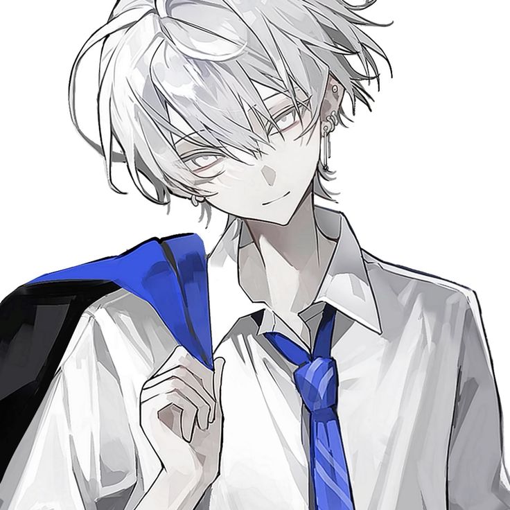 Ảnh Anime Nam Tóc Trắng 6