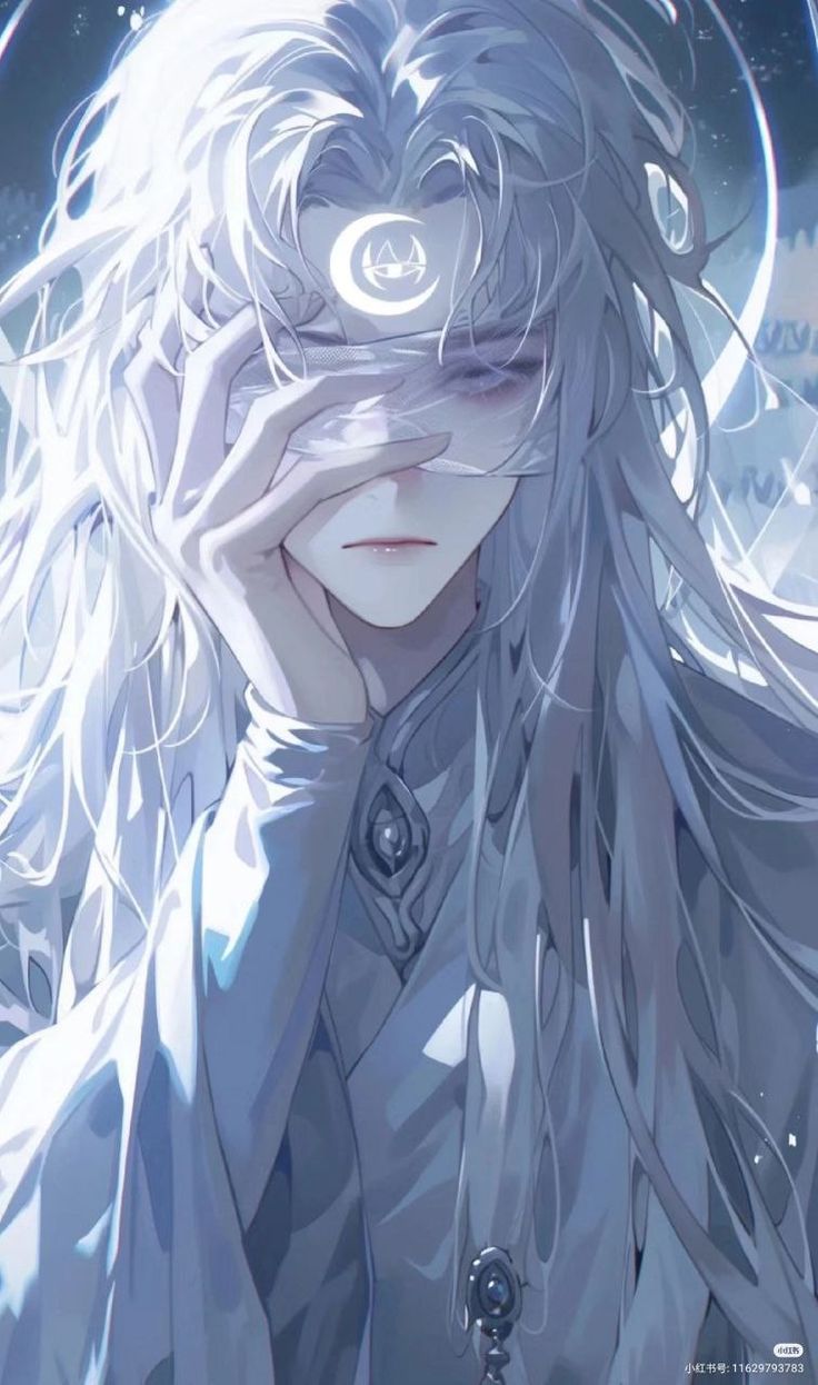 Ảnh Anime Nam Tóc Trắng 9