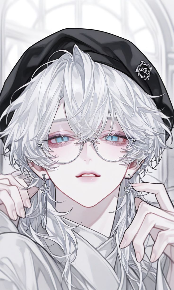 Ảnh Anime Nam Tóc Trắng 12