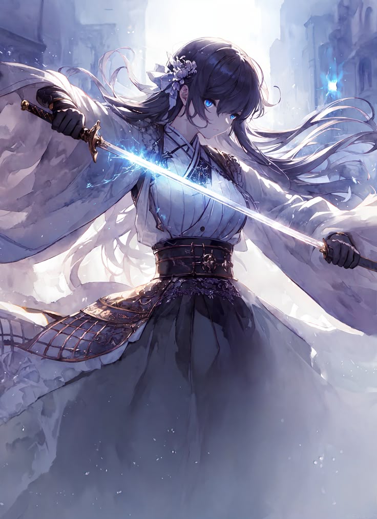 Ảnh Anime Nữ Cầm Kiếm 7