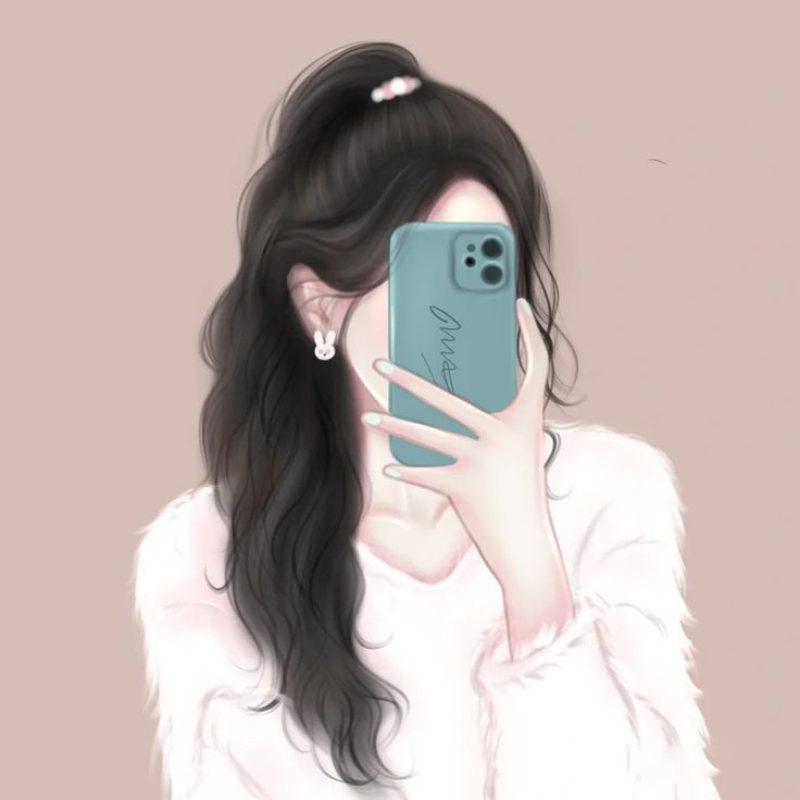 ảnh anime nữ che mặt 9