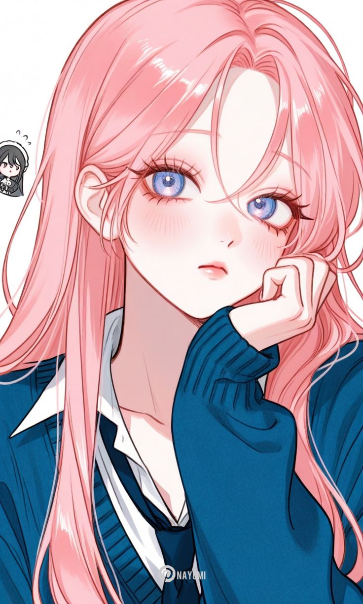 Ảnh Anime Nữ Tóc Hồng 17