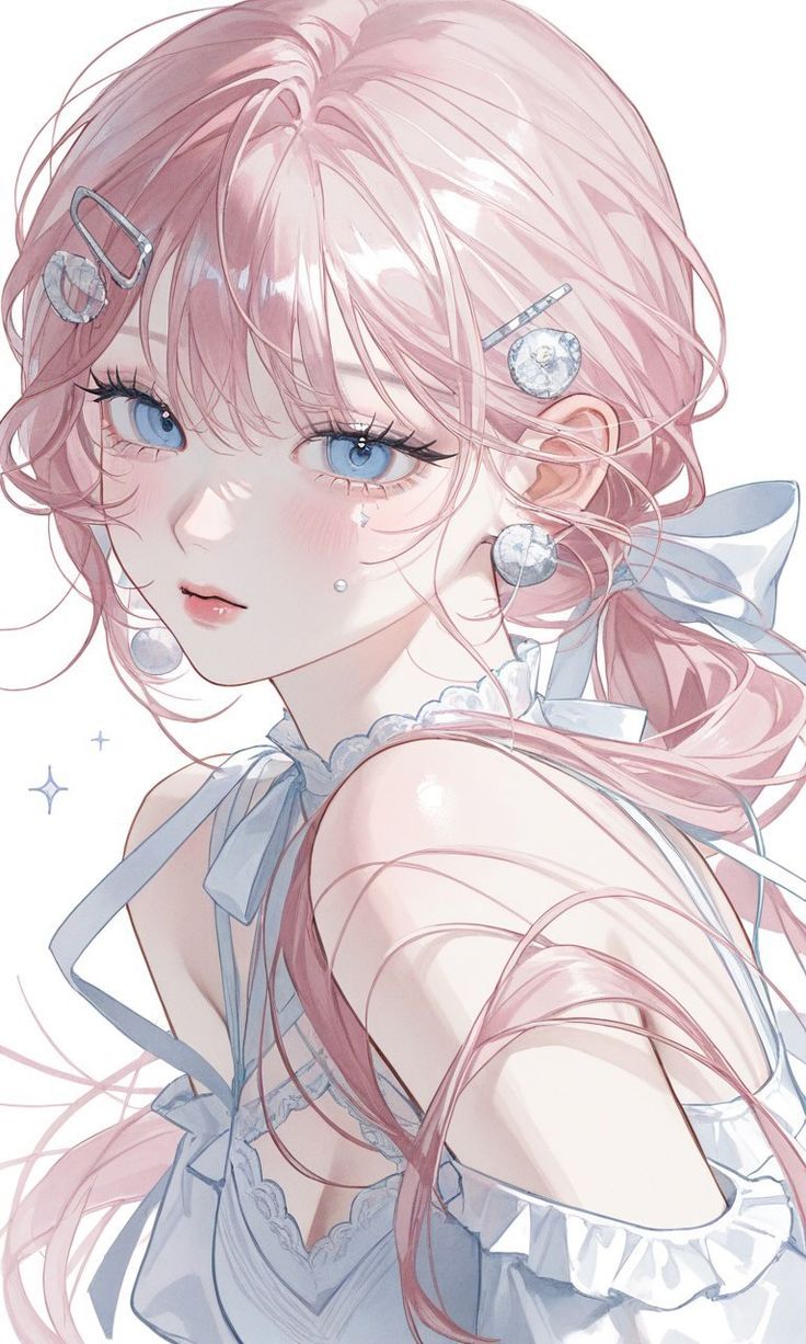 Ảnh Anime Nữ Tóc Hồng 7