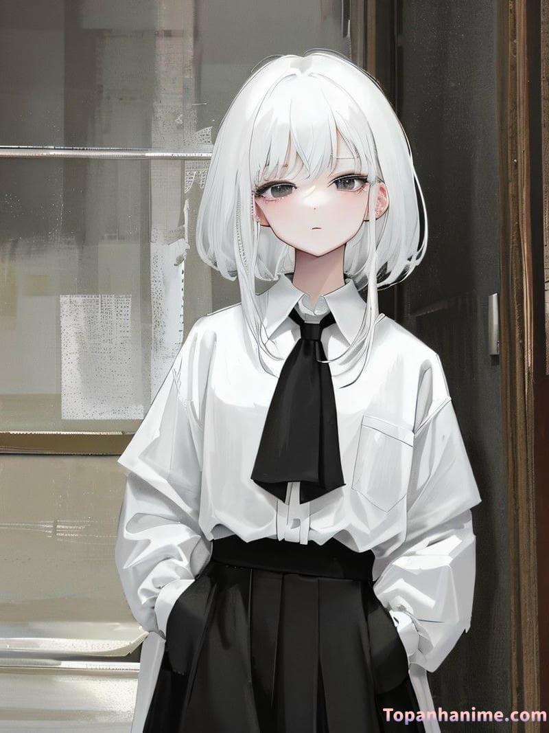 ảnh anime nữ tóc ngắn 14