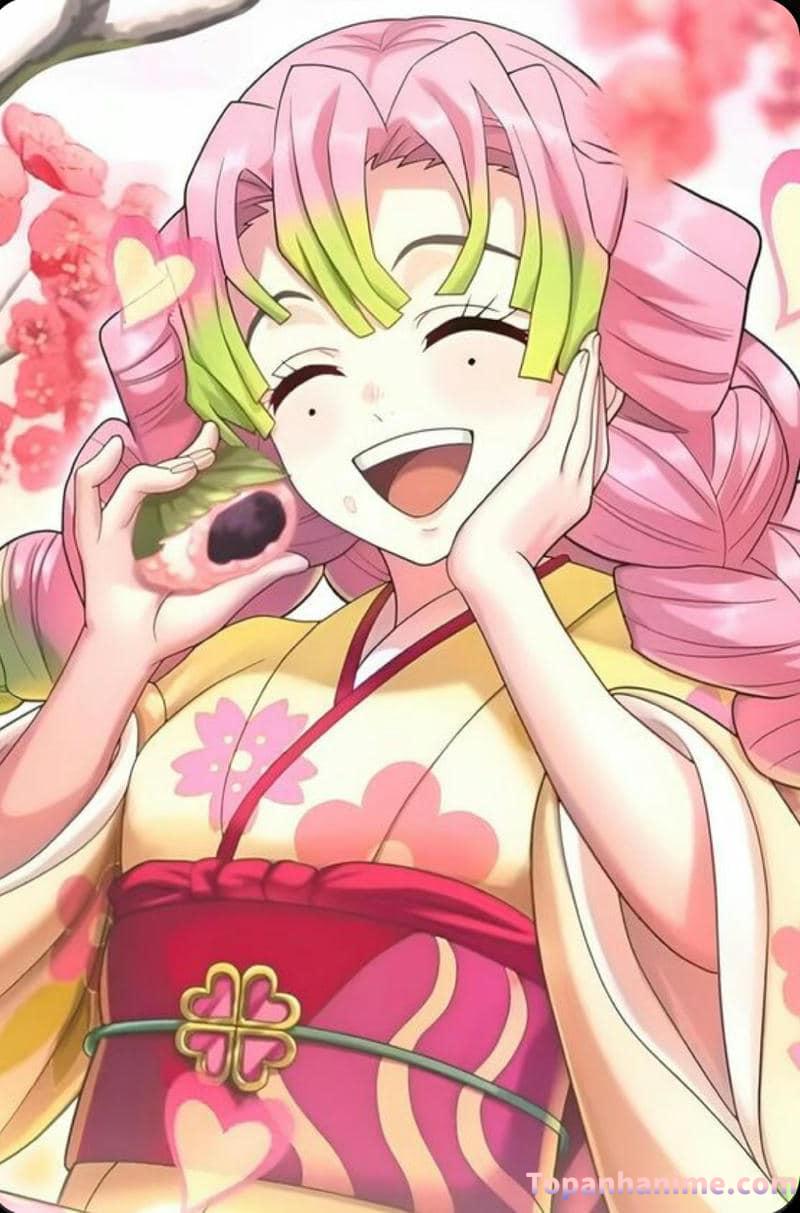 ảnh Mitsuri anime xinh đẹp 2