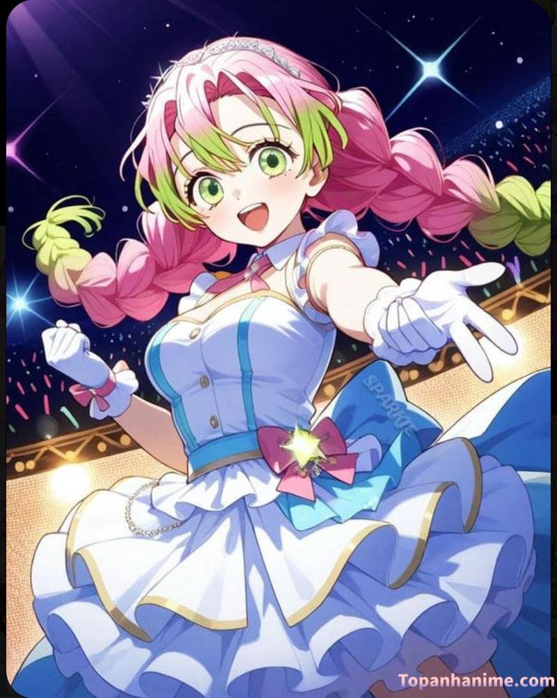 ảnh Mitsuri anime xinh đẹp 3