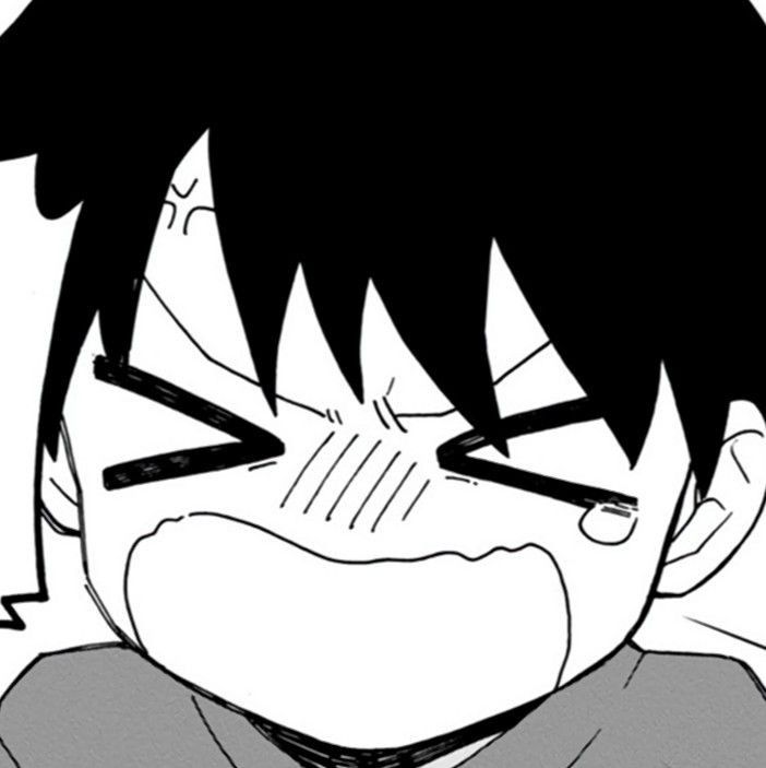 Ảnh anime trắng đen tối giản 10