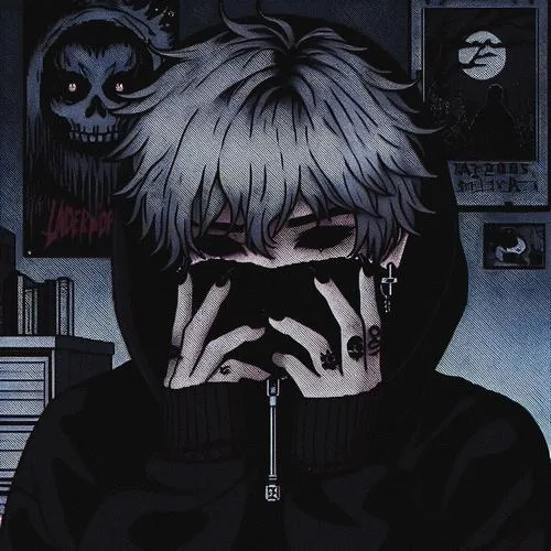 Avatar Nam Đen Trắng 46