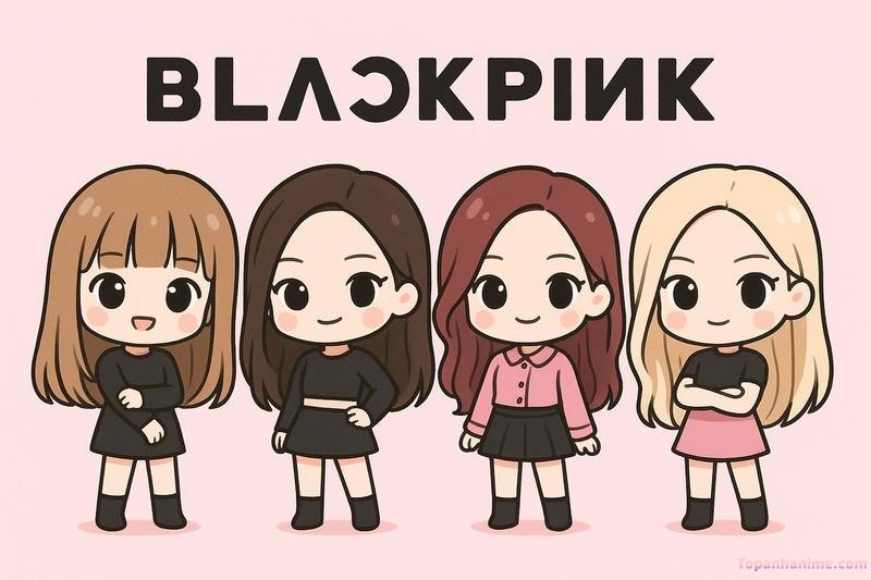 ảnh Blackpink chibi 1