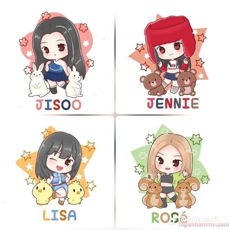 ảnh Blackpink chibi 20