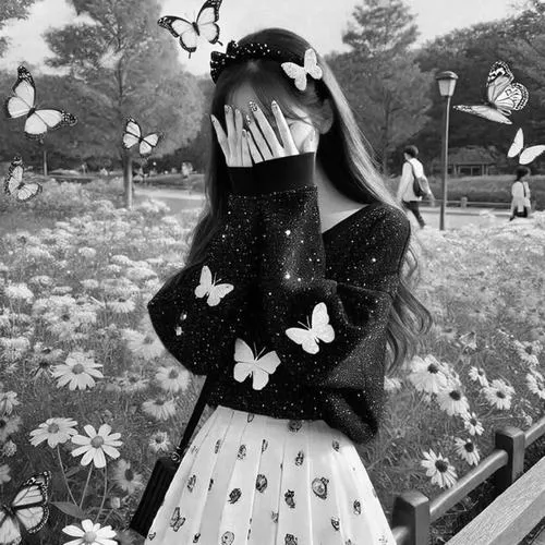 Ảnh Che Mặt Con Gái Avatar Cute 4