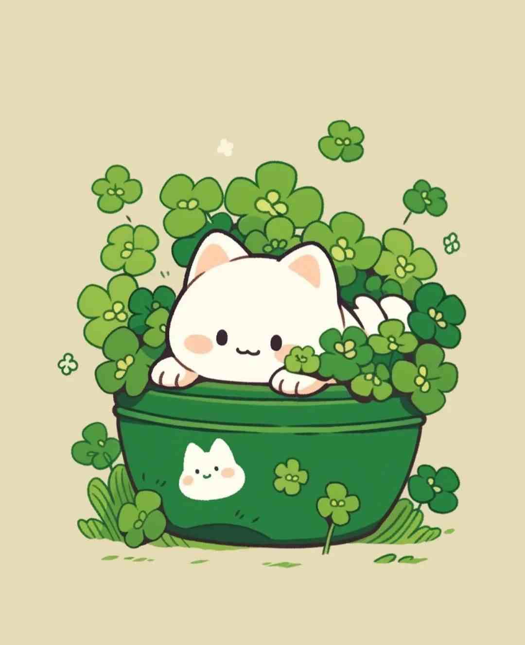 Ảnh cỏ 4 lá may mắn đẹp 1