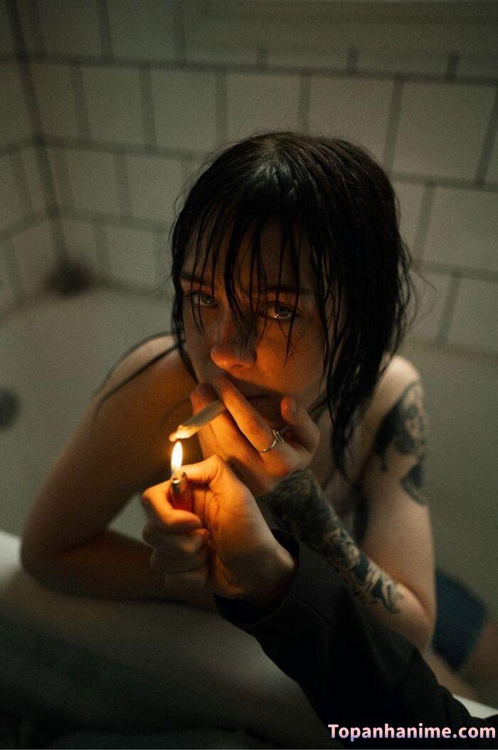 ảnh con gái hút thuốc 15