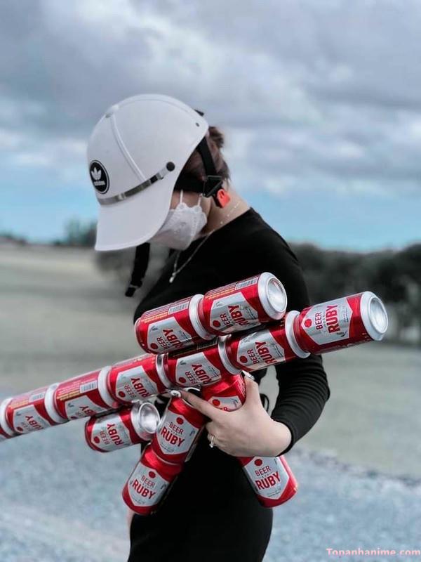 ảnh con gái uống bia 33