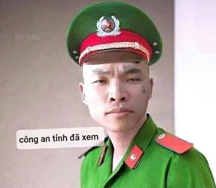 Ảnh công an meme 13