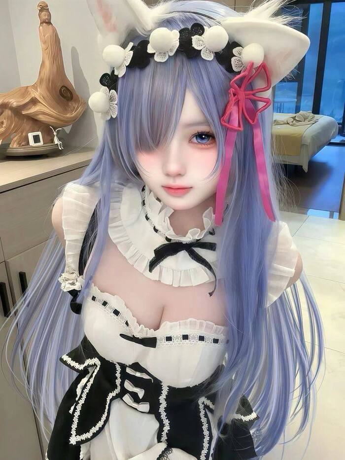 ảnh cosplay hầu gái 12