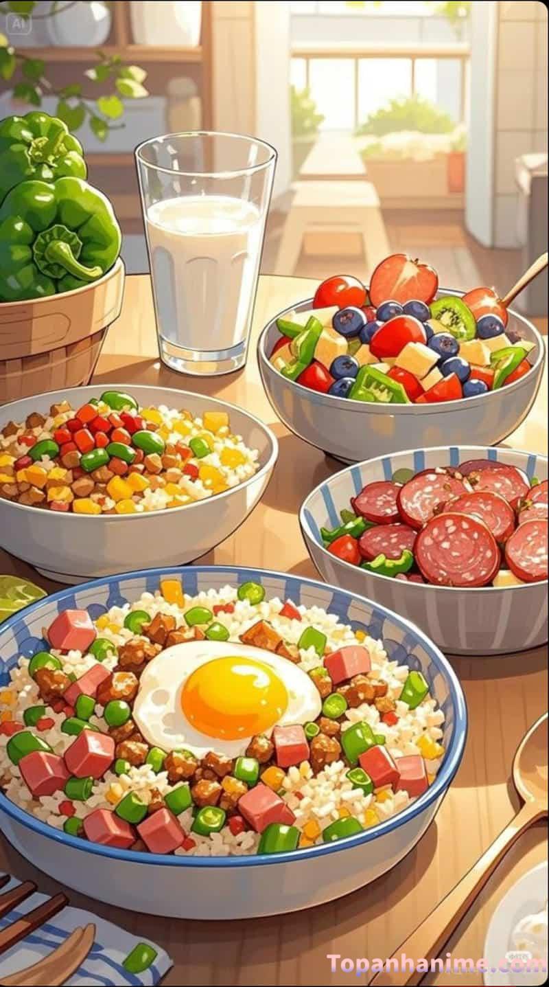 Ảnh đồ ăn anime 6