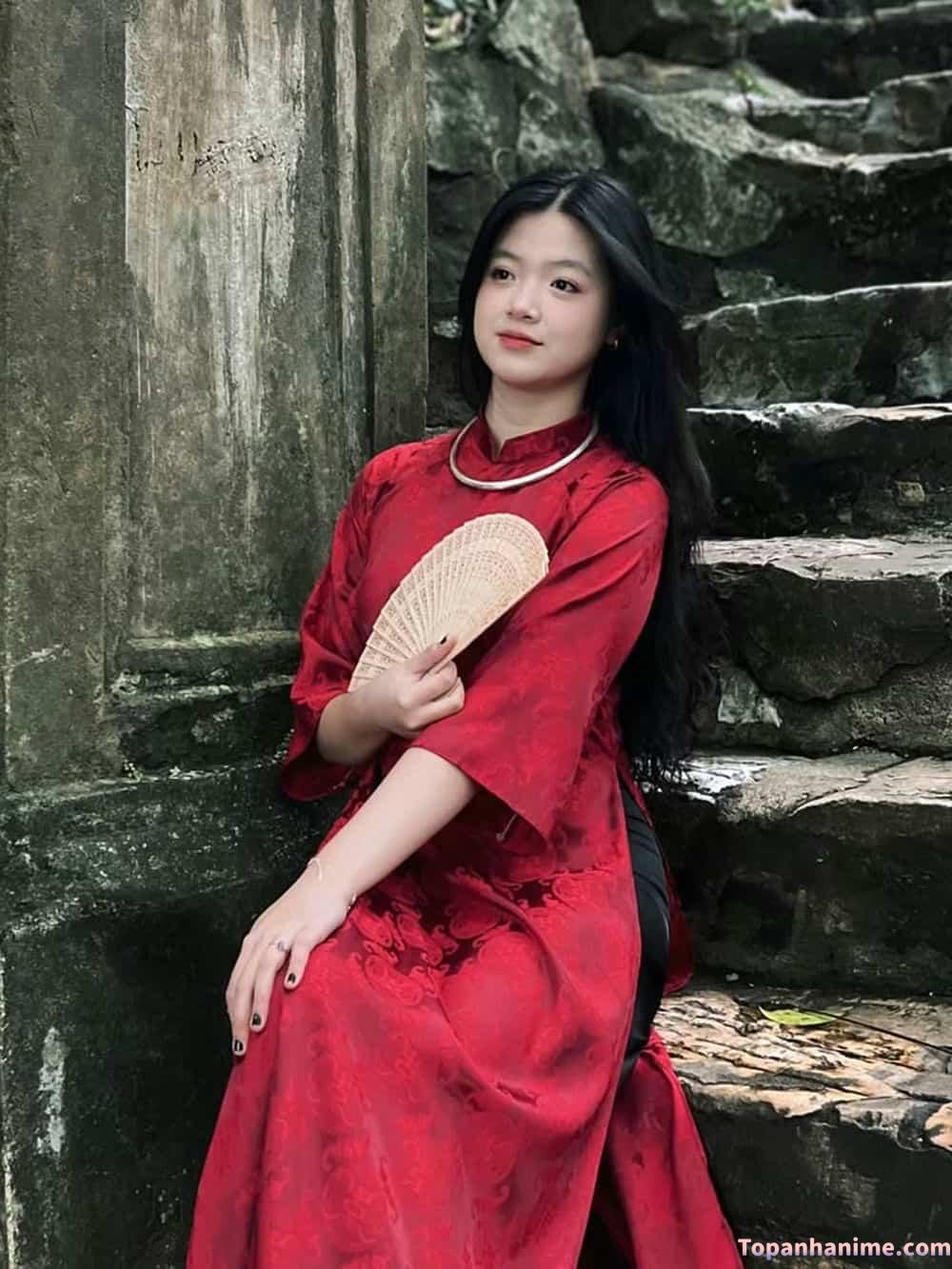 ảnh gái mặc áo dài 23