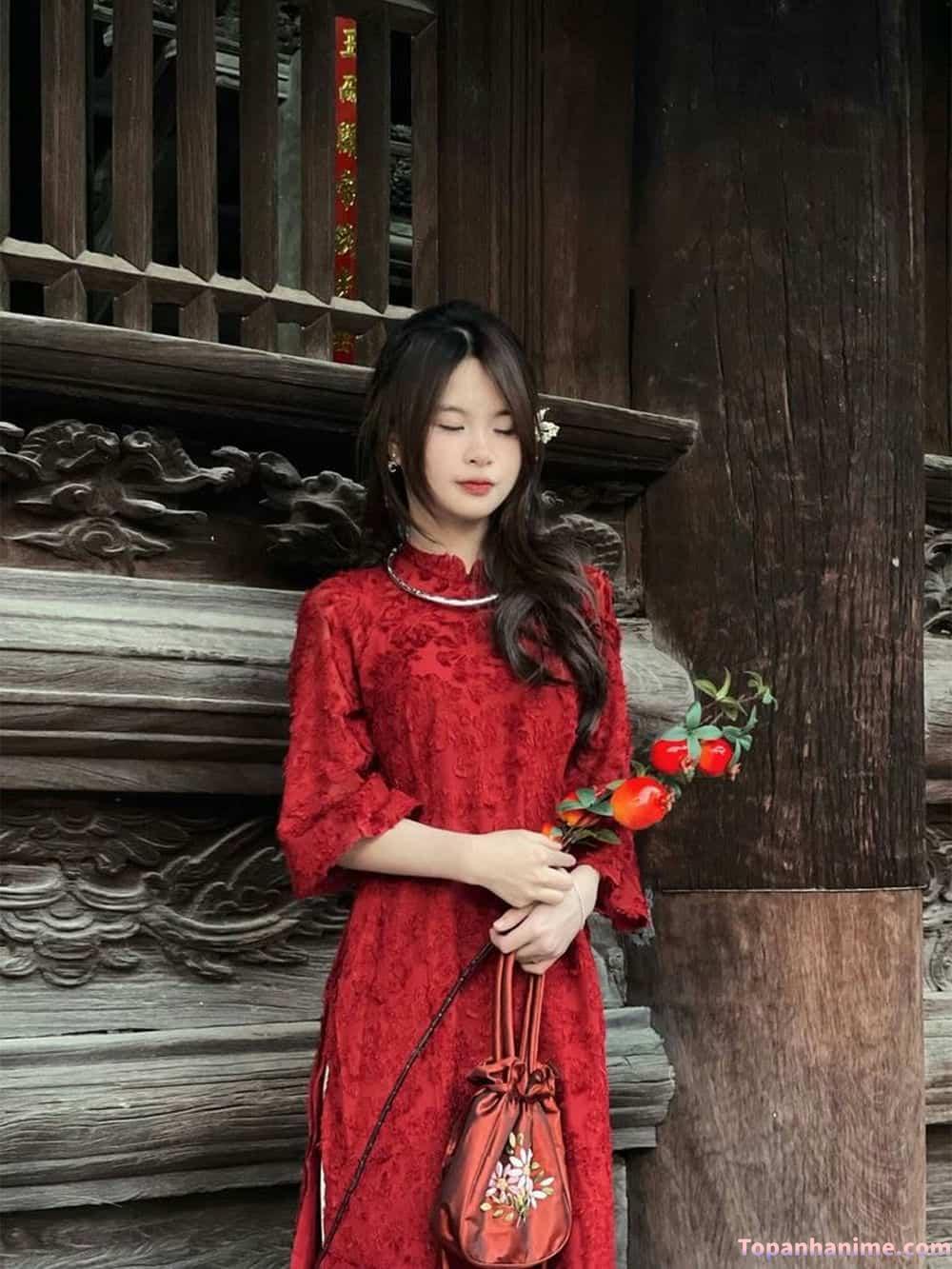 ảnh gái mặc áo dài 26