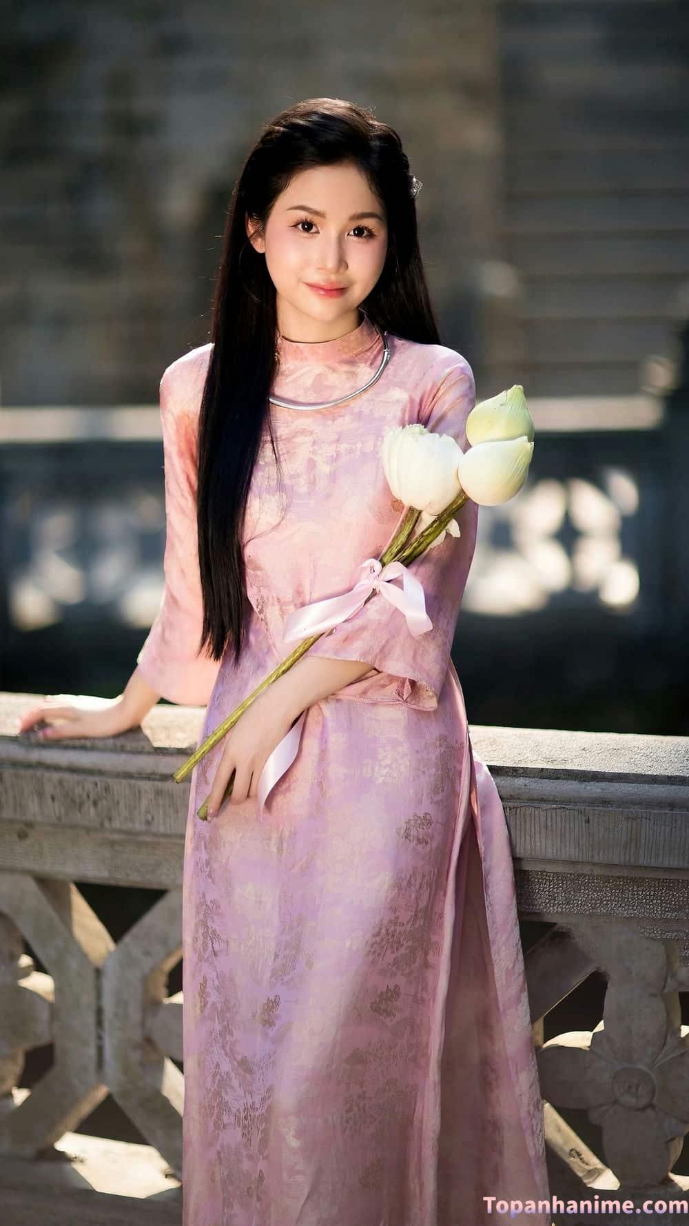 ảnh gái mặc áo dài 29