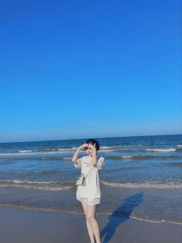 Ảnh Gái Đi Biển Che Mặt 5