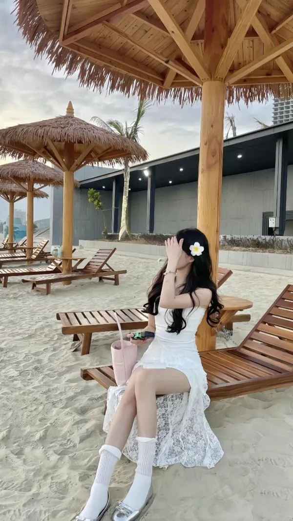 Ảnh Gái Đi Biển Che Mặt 71