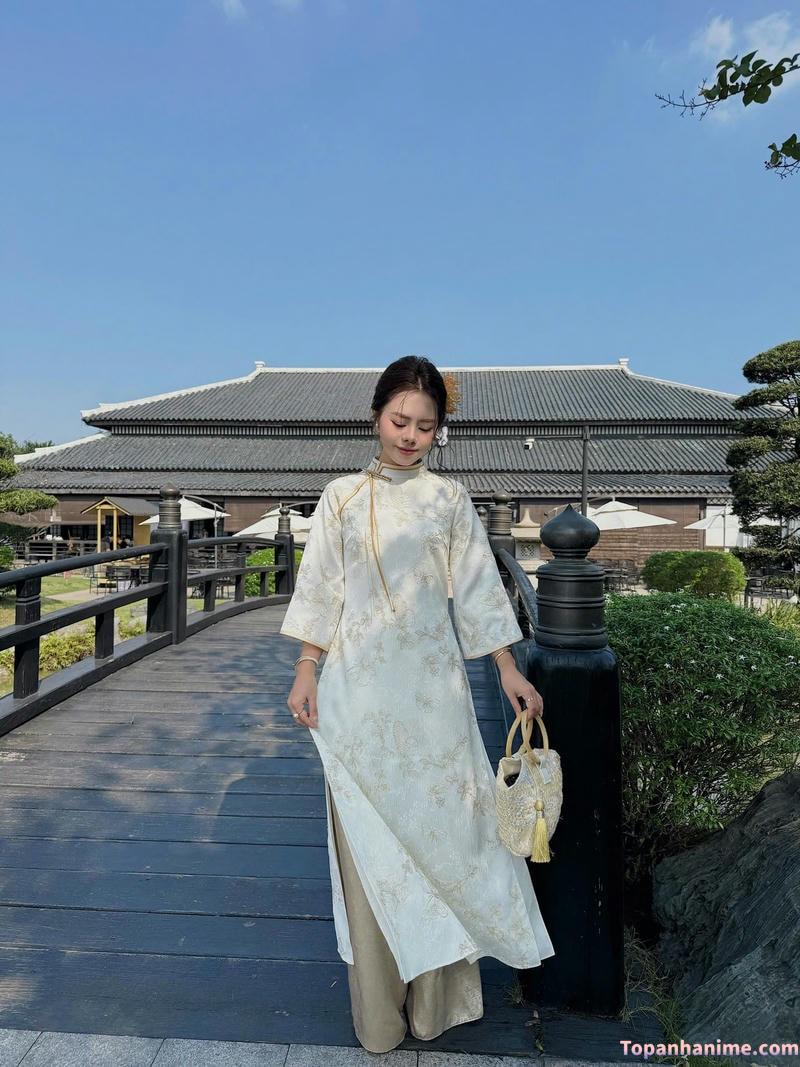 ảnh gái mặc áo dài 34