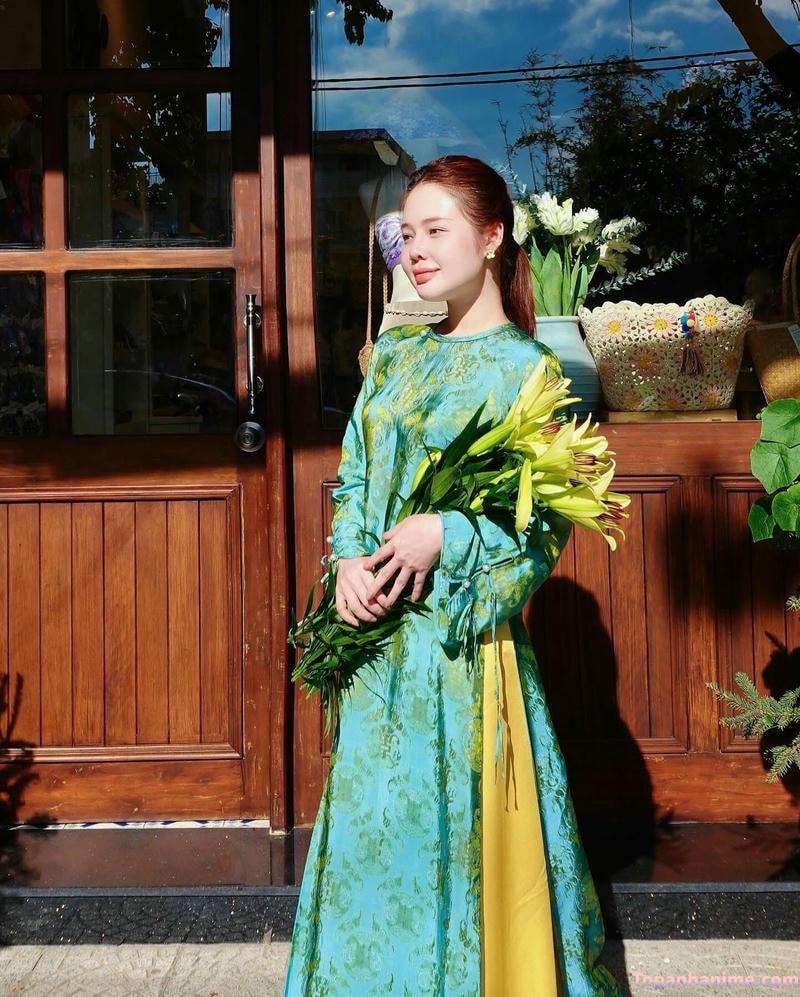 ảnh gái mặc áo dài 38