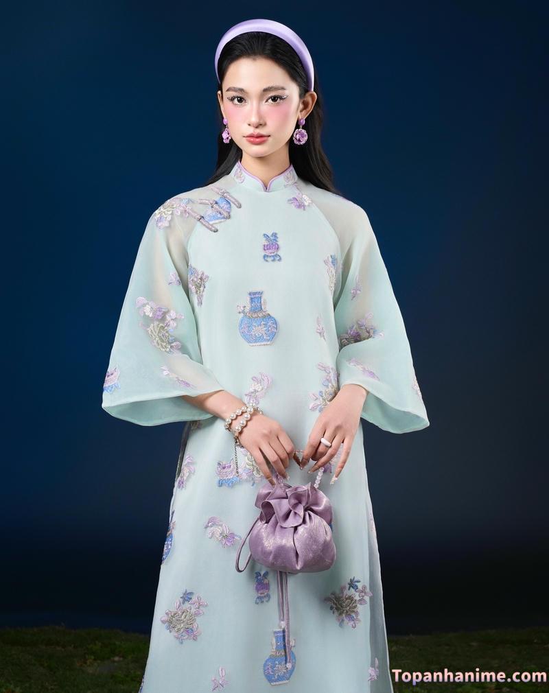 ảnh gái mặc áo dài 48