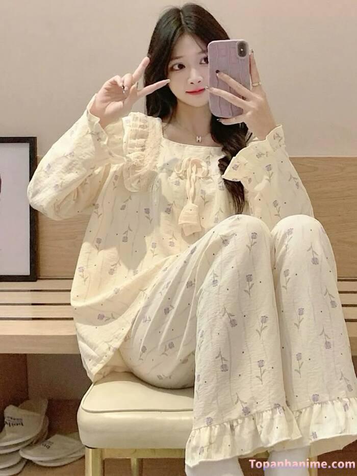 ảnh gái mặc đồ ngủ 17