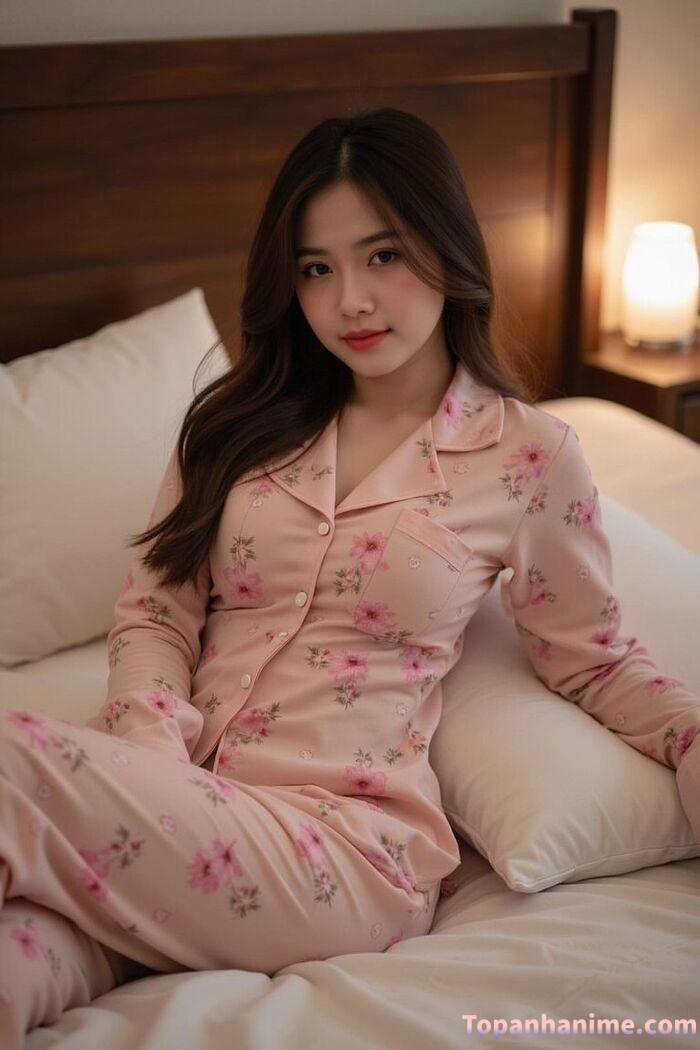 ảnh gái mặc đồ ngủ 24