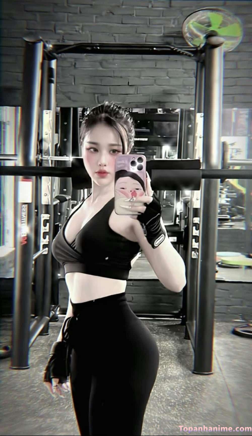 ảnh gái tập gym 9