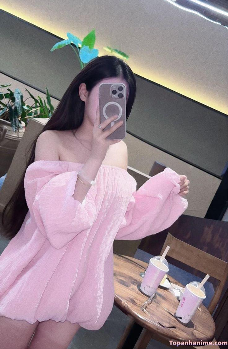 Ảnh gái xinh che mặt bằng điện thoại 25