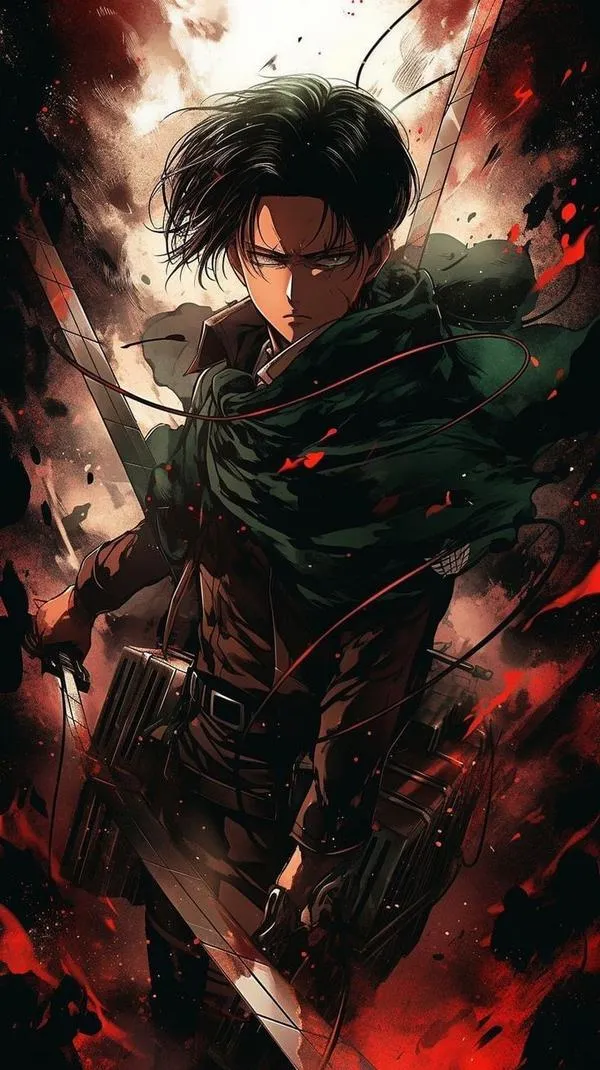 Ảnh Hình Nền Levi Ackerman ngầu 17