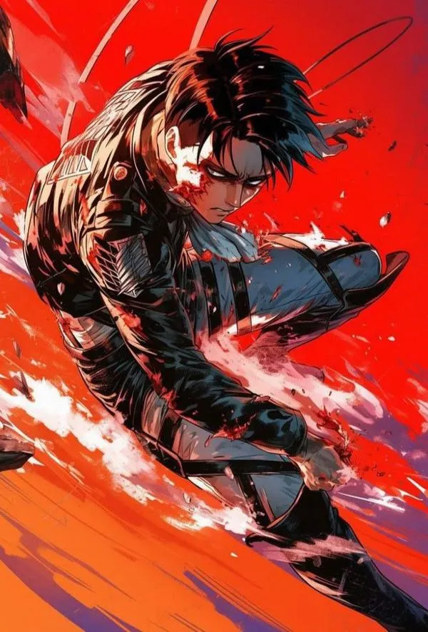 Ảnh Hình Nền Levi Ackerman ngầu 39