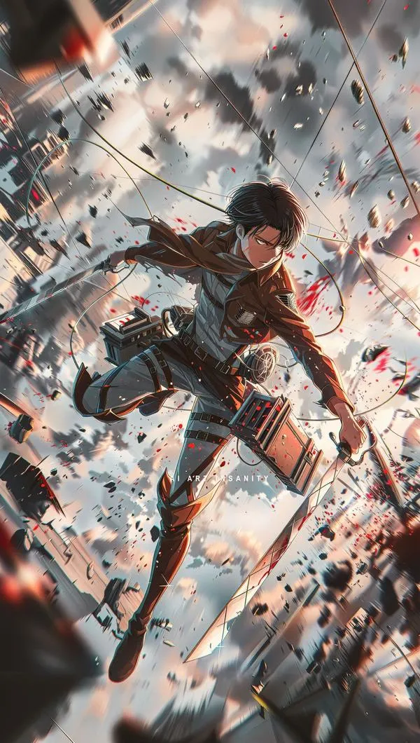 Ảnh Hình Nền Levi Ackerman ngầu 5