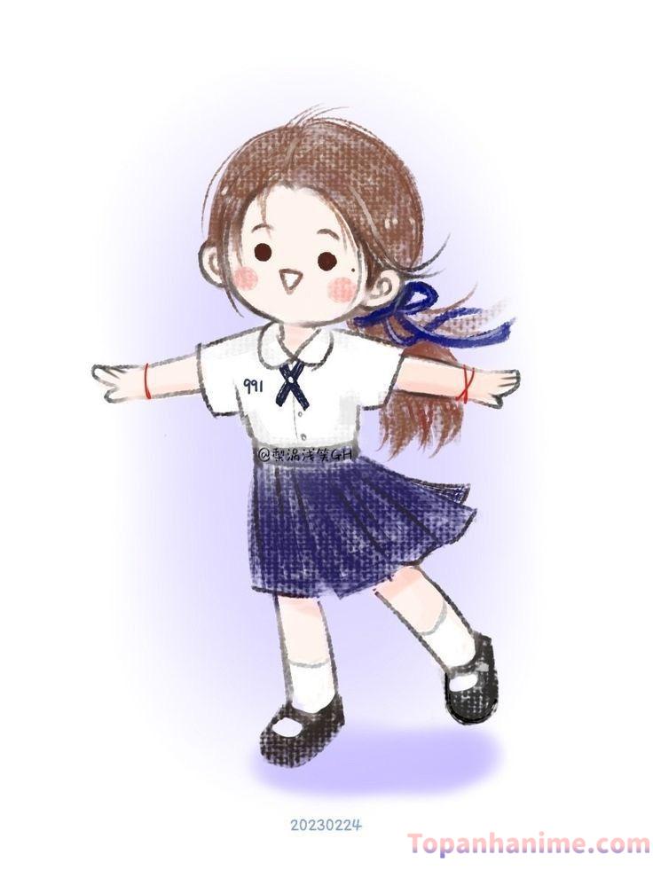 ảnh học sinh chibi 26