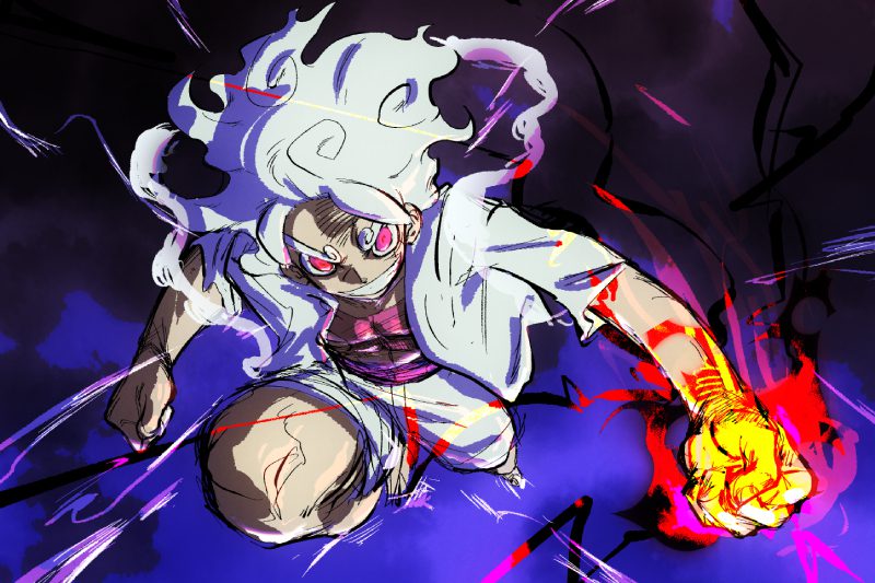 ảnh Luffy Gear 5 44