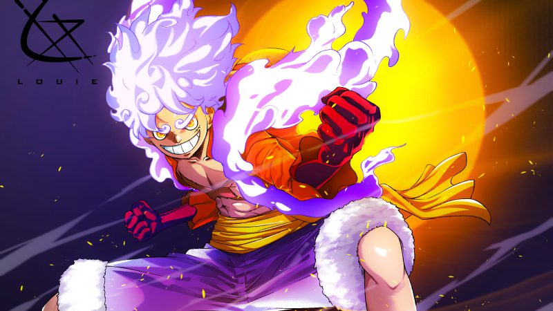 ảnh Luffy Gear 5 9