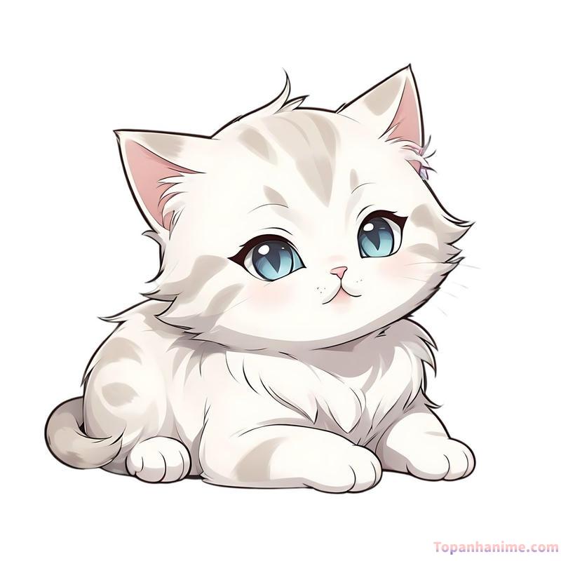 ảnh mèo chibi 20