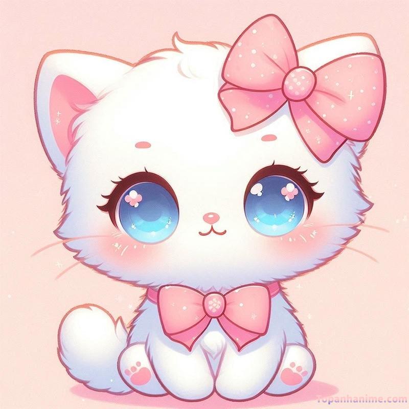 ảnh mèo chibi 30