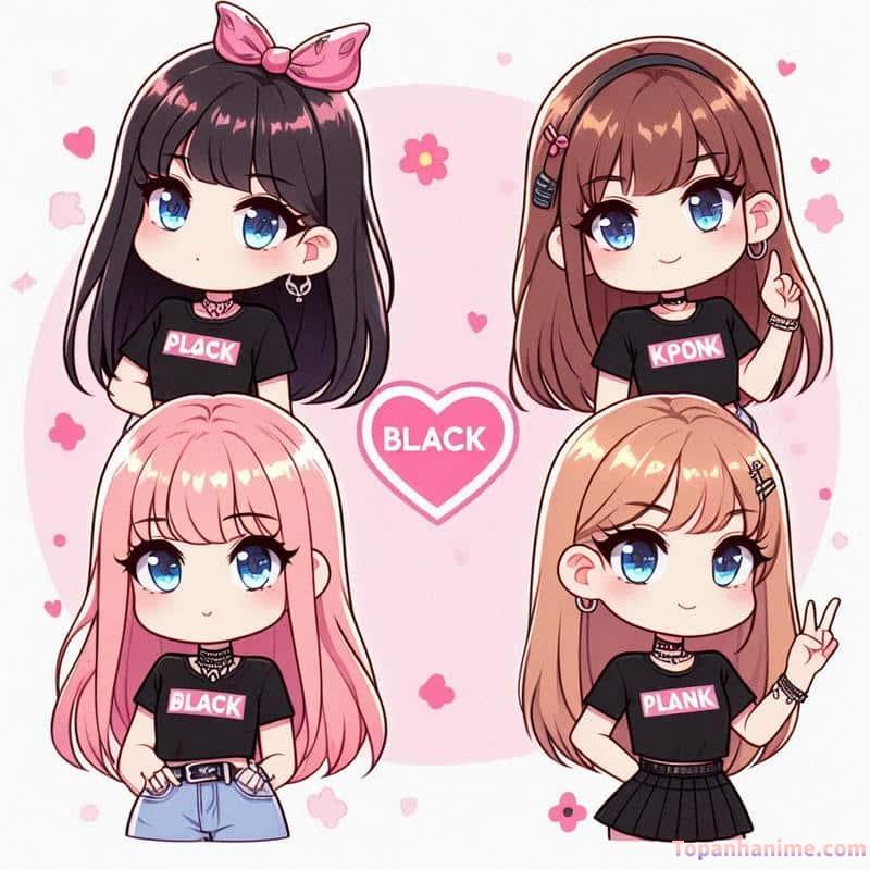 ảnh Blackpink chibi 29