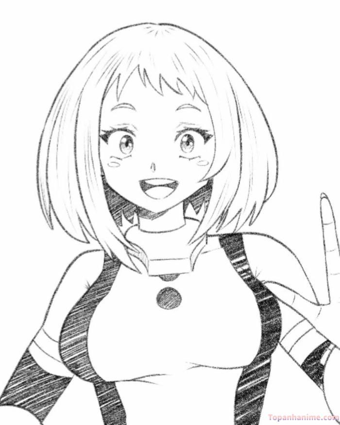Mẫu ảnh Ochaco Uraraka 3