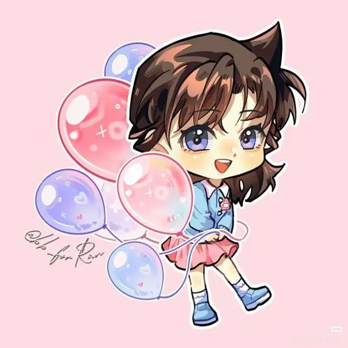 Ảnh Ran Mori Chibi cute 19