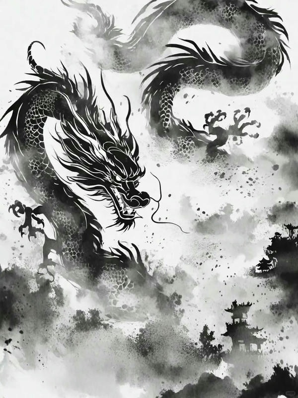 ảnh rồng đen ngầu 22