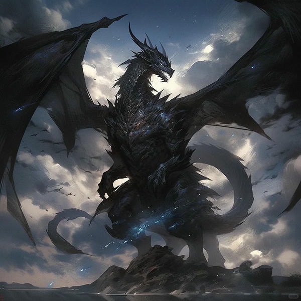 ảnh rồng đen ngầu 20