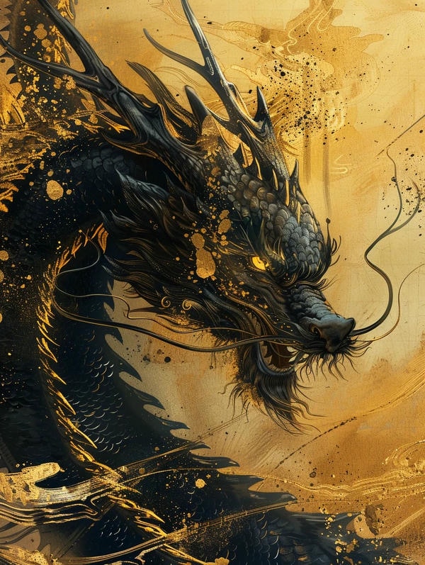 ảnh rồng đen ngầu 13