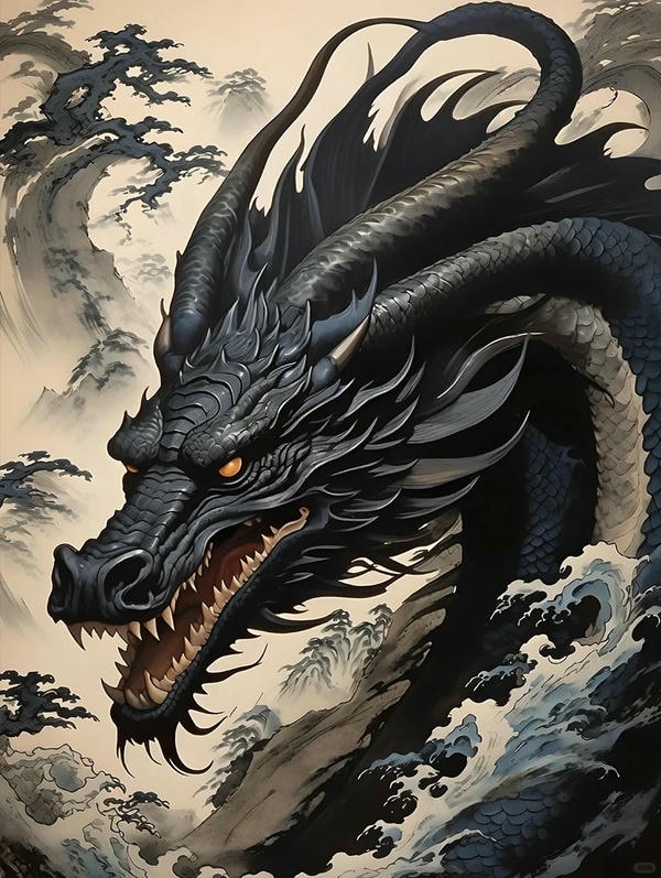 ảnh rồng đen ngầu 11